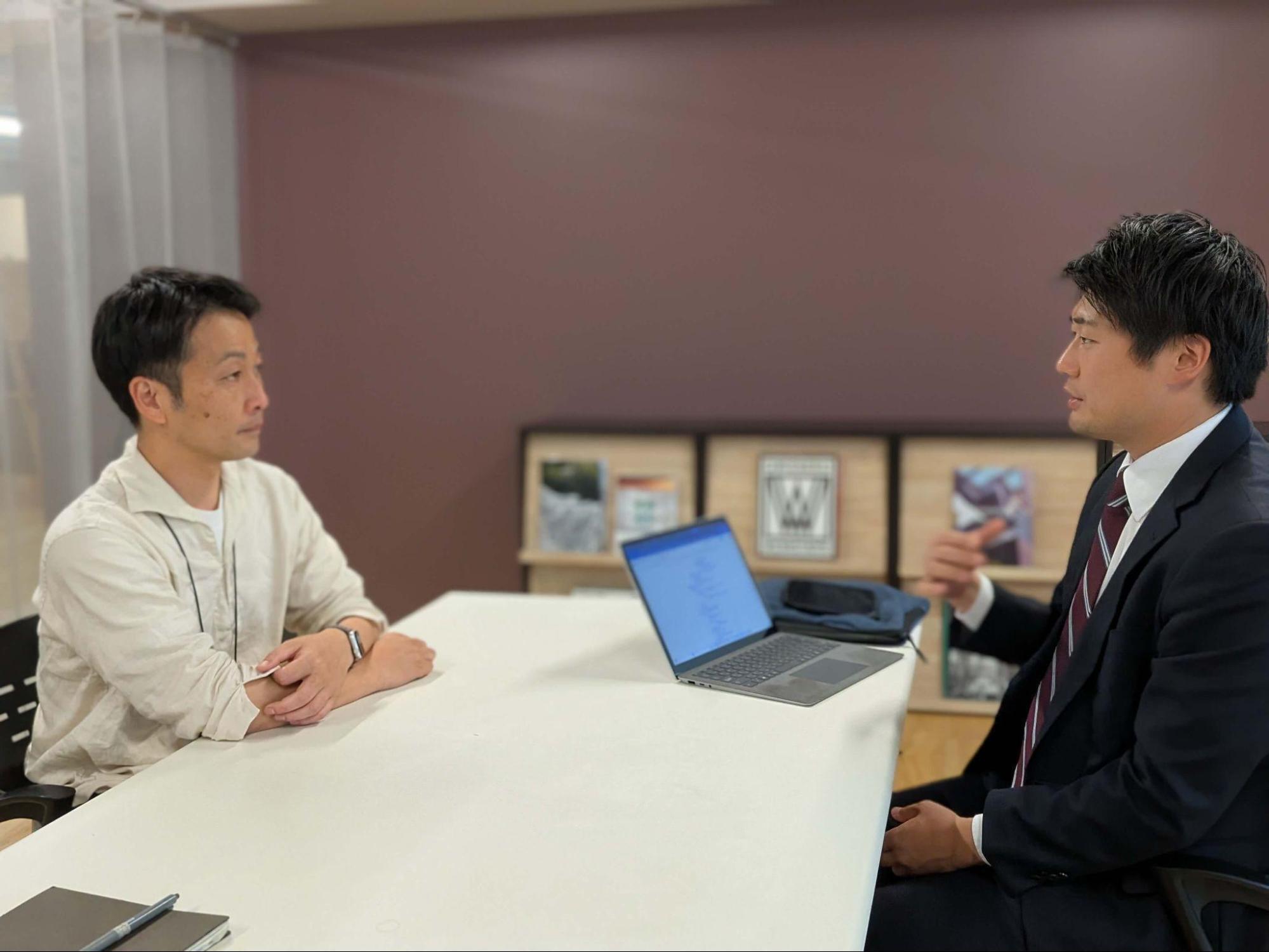 安井建築設計事務所・清原氏へのインタビュー写真３